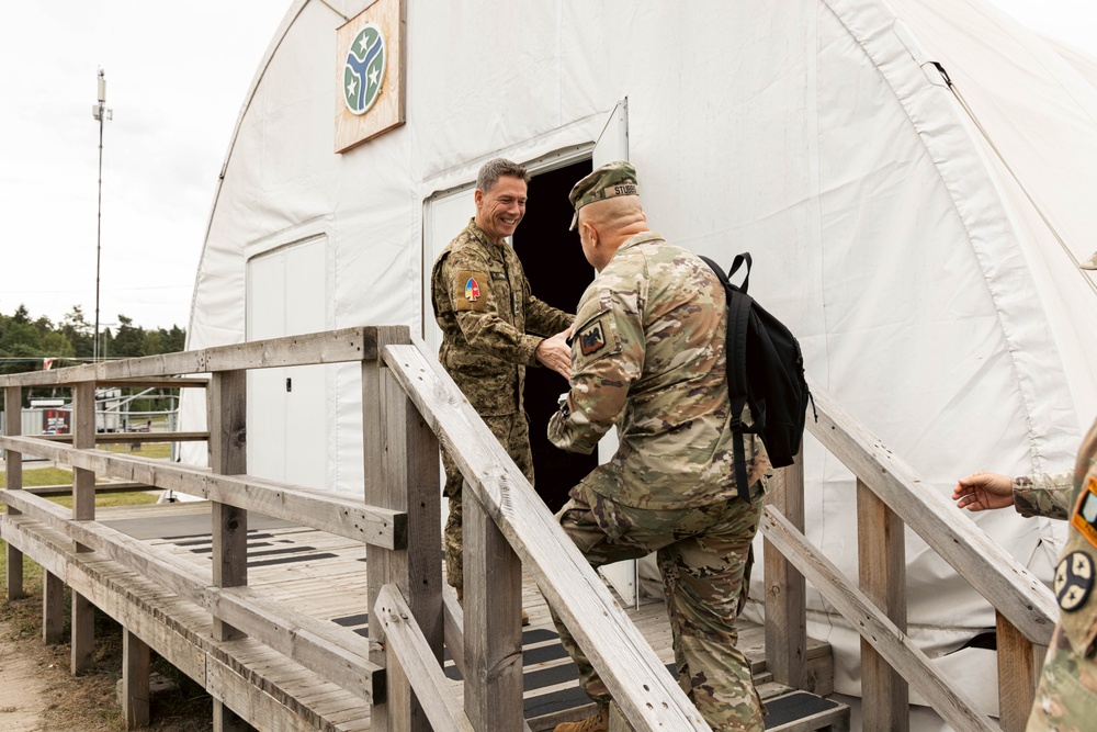 Army National Guard and NATO Leaders Engage with JMTG-U Personnel in Germany