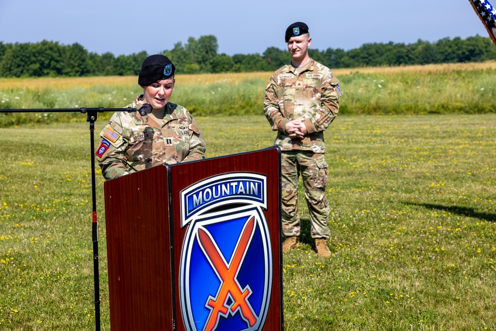 Kodiak Detachment Welcomes their Newest Commander