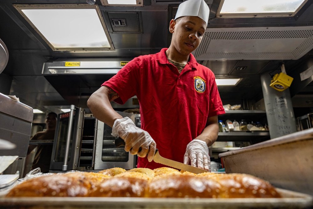 In the Galley of USS Mahan (DDG 72)