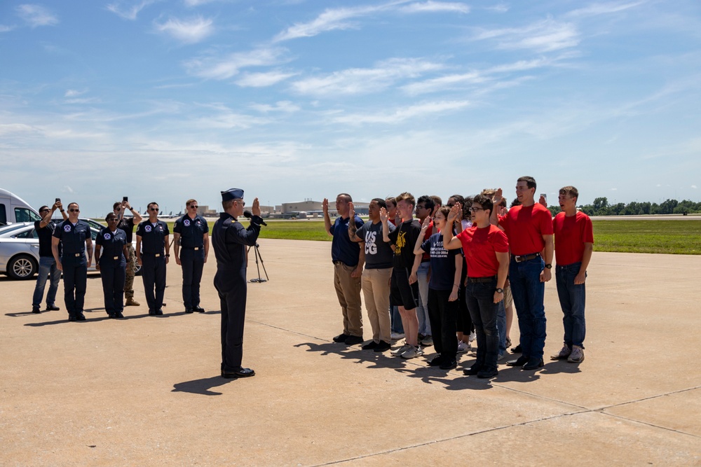 Oklahoma Marines at 2025 Tinker Air Show