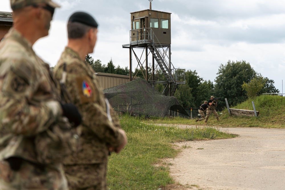 Canadian Brig. Gen. Patrick Robichaud Observes JMTG-U OPFOR