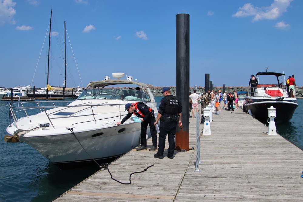 U.S. Coast Guard participates in Operation Dry Water in Chicago, Illinois
