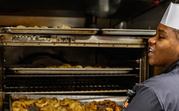 In the Galley of the USS Mahan (DDG 72)