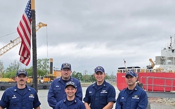 Coast Guard Cutter Biscayne Bay (WTGB 104) member earns Coast Guard Cutterman Insignia