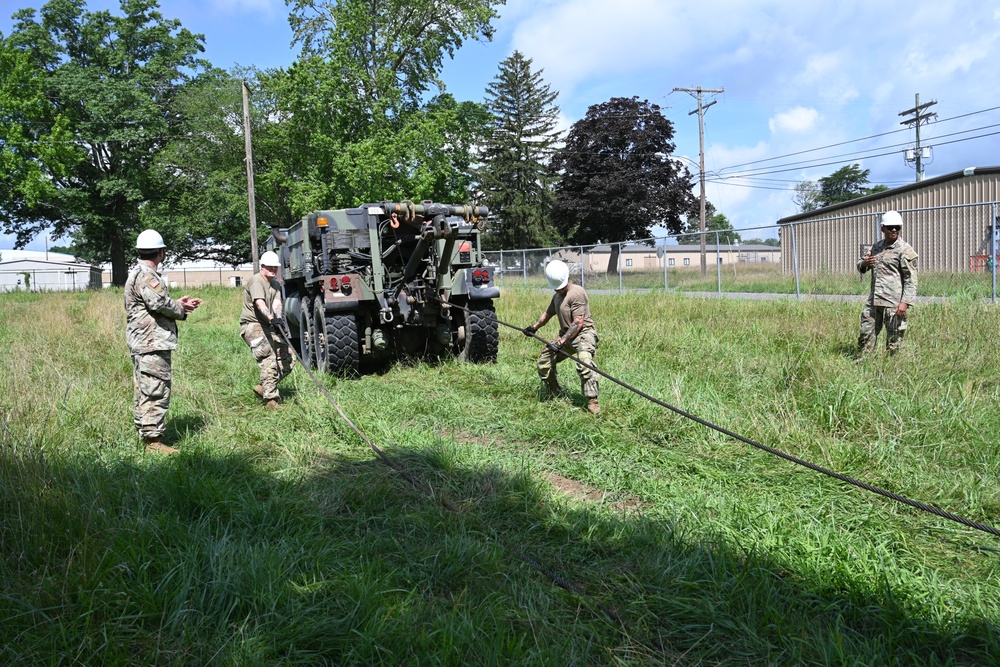New Jersey National Guard Vehicle Recovery Training