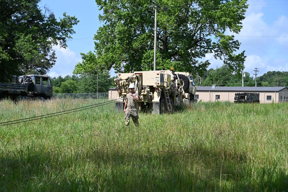 New Jersey National Guard Vehicle Recovery Training