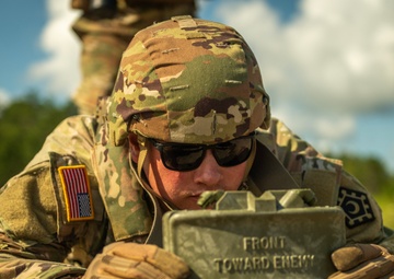 1222nd Engineer Company conducts claymore and linear charge detonation