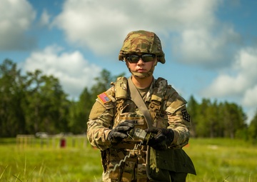 1222nd Engineer Company conducts claymore and linear charge detonation