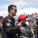 F-16 Viper Demonstration Team meets spectators at F-AIR Colombia 2025