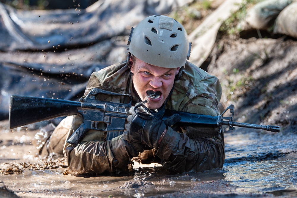 U.S. Air Force Academy BCT Class of 2029 Assault Course