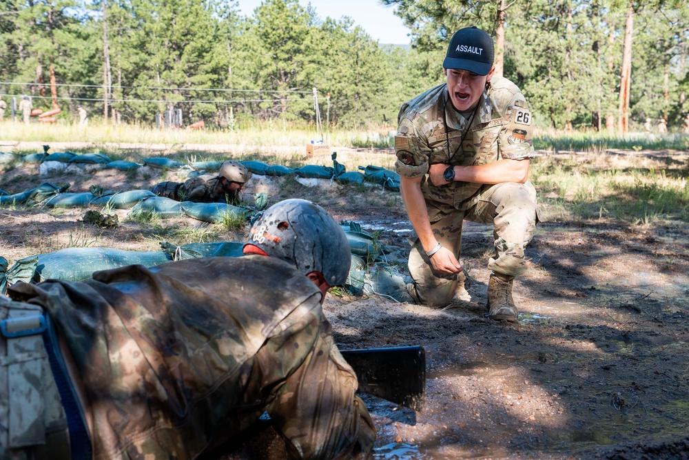 U.S. Air Force Academy BCT Class of 2029 Assault Course