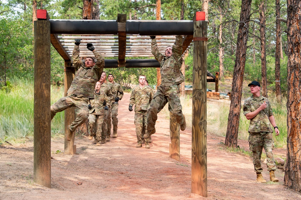 U.S. Air Force Academy BCT Class of 2029 Assault Course