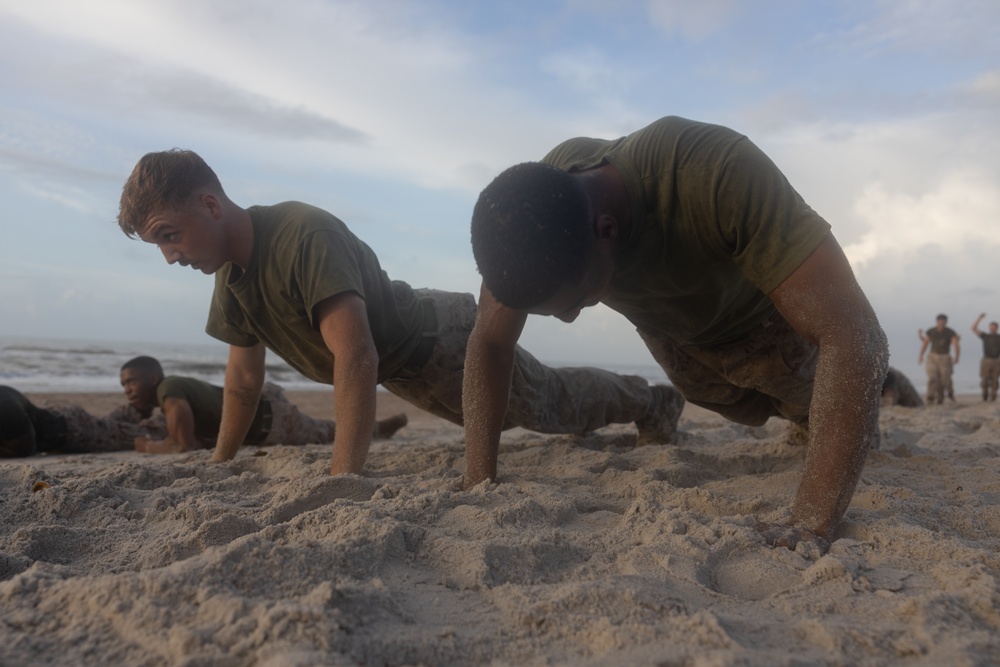 2nd MLG Corporals Leadership School Beach Shamrock