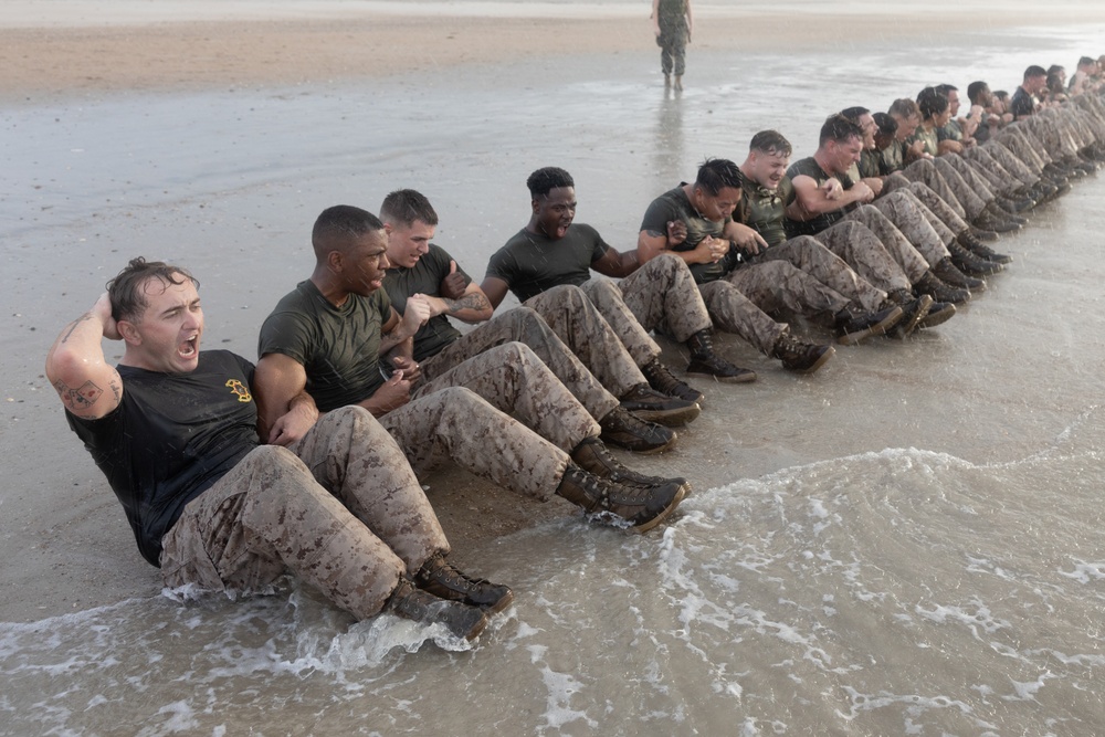 2nd MLG Corporals Leadership School Beach Shamrock