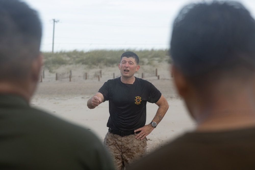 2nd MLG Corporals Leadership School Beach Shamrock