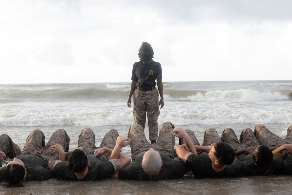 2nd MLG Corporals Leadership School Beach Shamrock