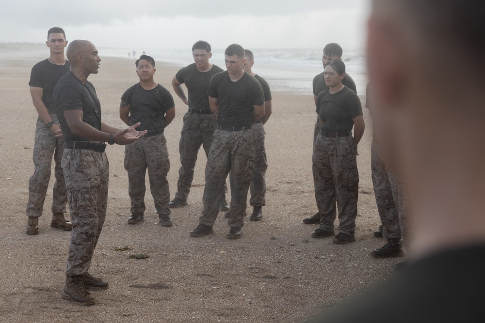 2nd MLG Corporals Leadership School Beach Shamrock