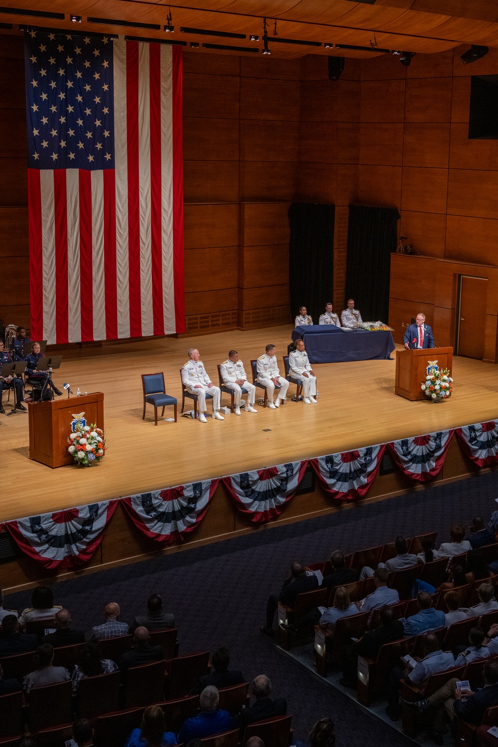 U.S. Coast Guard Academy holds change of command ceremony