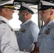 The U.S. Coast Guard Cutter Hamilton conducts change of command ceremony
