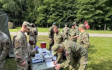 US Army mobile laboratory trains with live CBRN agents during NATO exercise in Europe