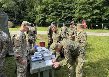 US Army mobile laboratory trains with live CBRN agents during NATO exercise in Europe