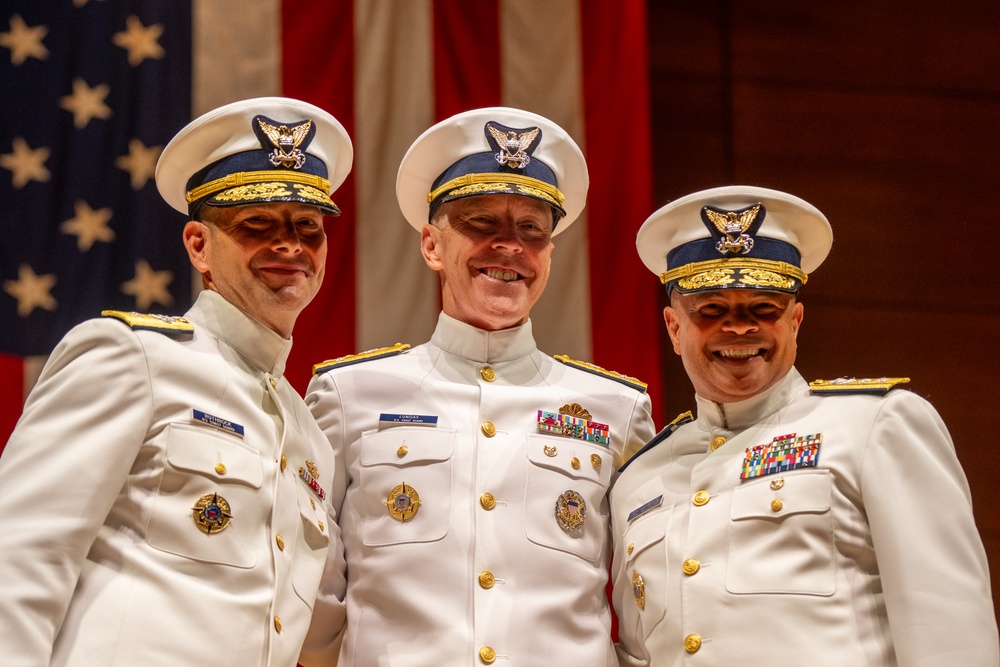 U.S. Coast Guard Academy holds change of command ceremony
