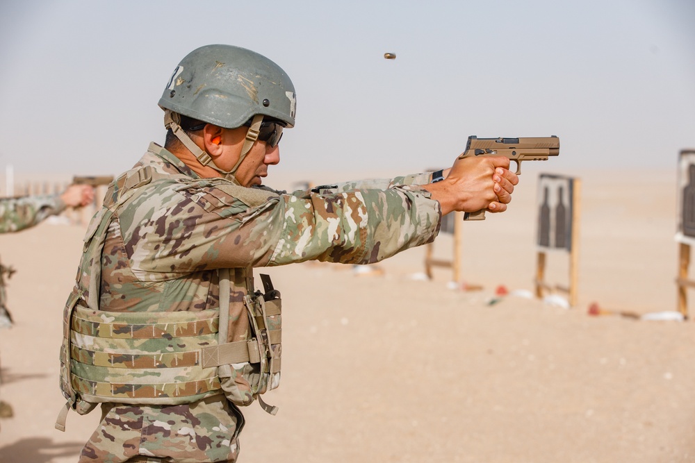 Ten 17th Sustainment Brigade Soldiers Earn German Marksmanship Badge