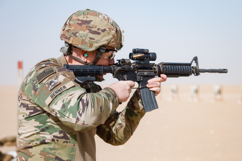 Ten 17th Sustainment Brigade Soldiers Earn German Marksmanship Badge