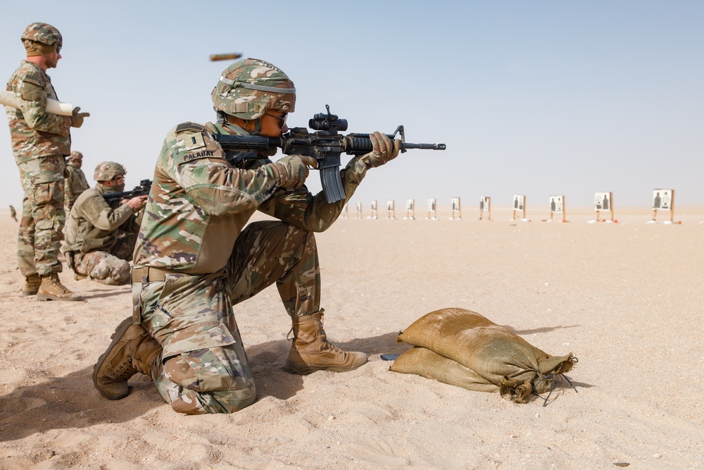 Ten 17th Sustainment Brigade Soldiers Earn German Marksmanship Badge
