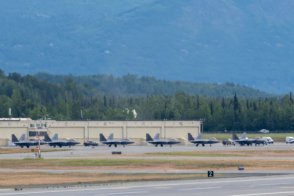 JBER F-22 Raptors depart in support of REFORPAC