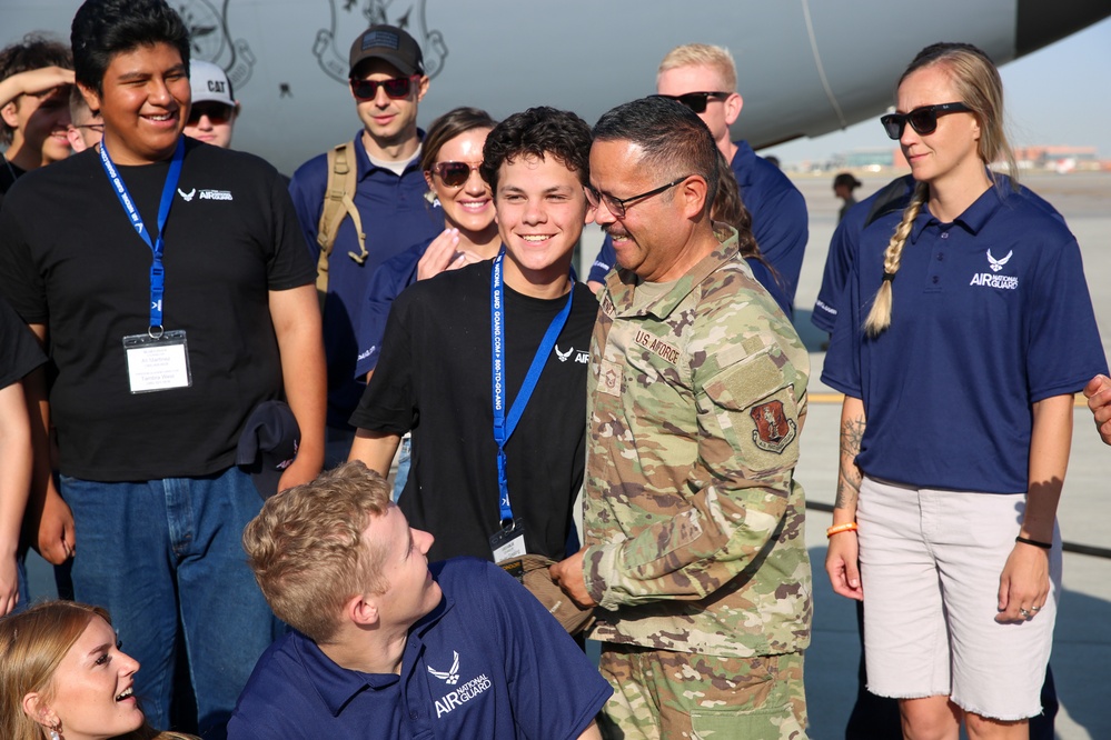 Utah Freedom Academy 2025 Delegates visit Roland R. Wright Air National Guard Base in Salt Lake City