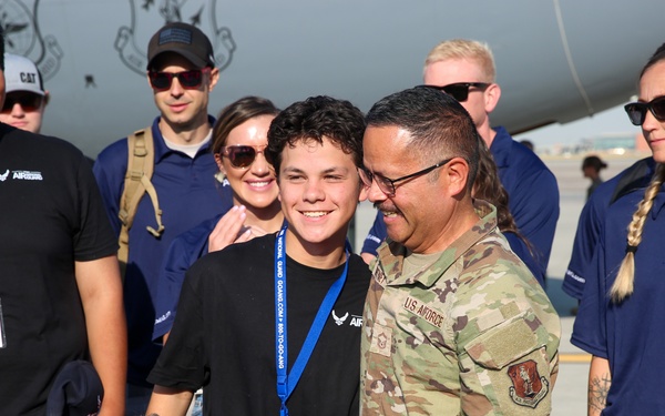 Utah Freedom Academy 2025 Delegates visit Roland R. Wright Air National Guard Base in Salt Lake City