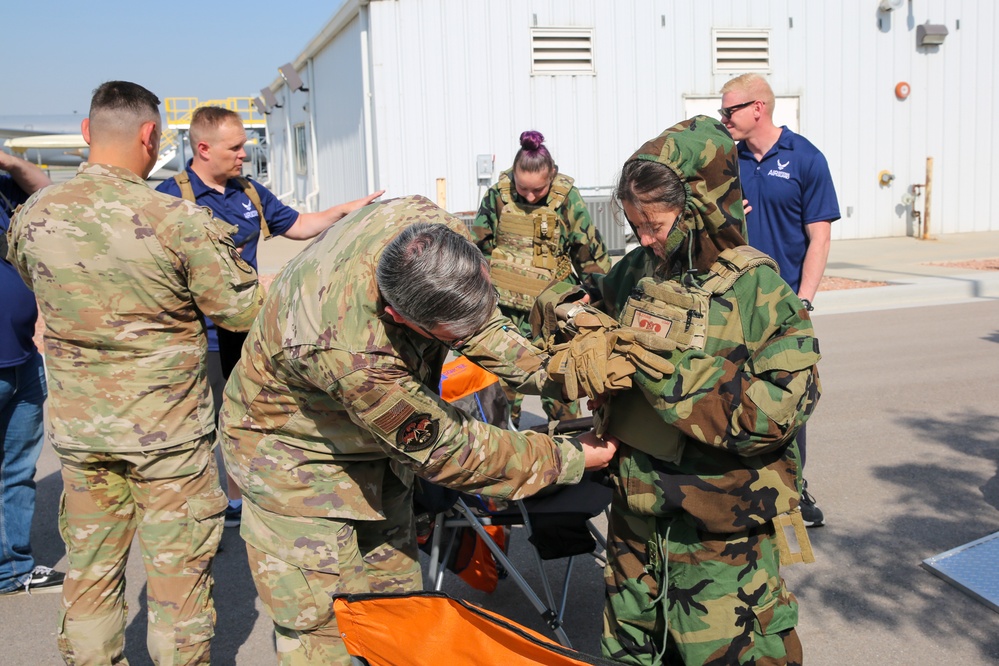Utah Freedom Academy 2025 Delegates visit Roland R. Wright Air National Guard Base in Salt Lake City
