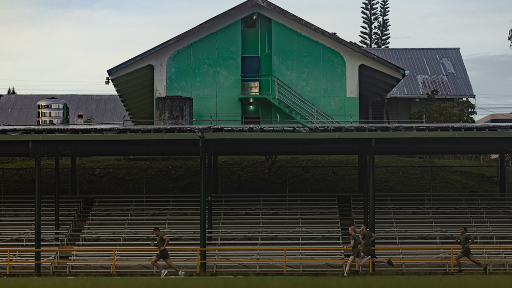 Koa Moana 25 Marines Conduct PT