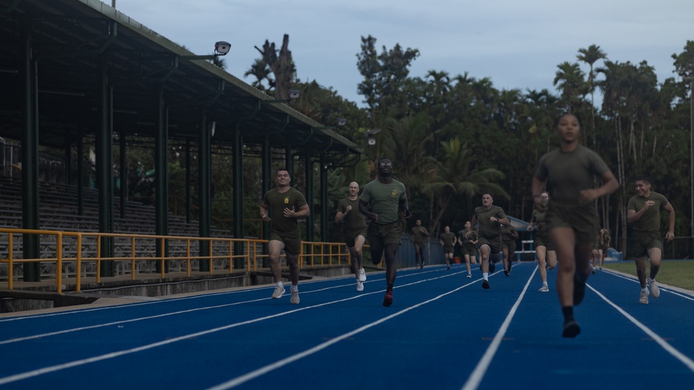 Koa Moana 25 Marines Conduct PT