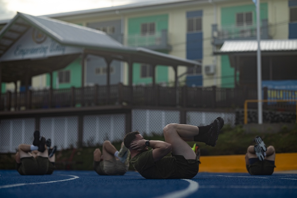 Koa Moana 25 Marines Conduct PT