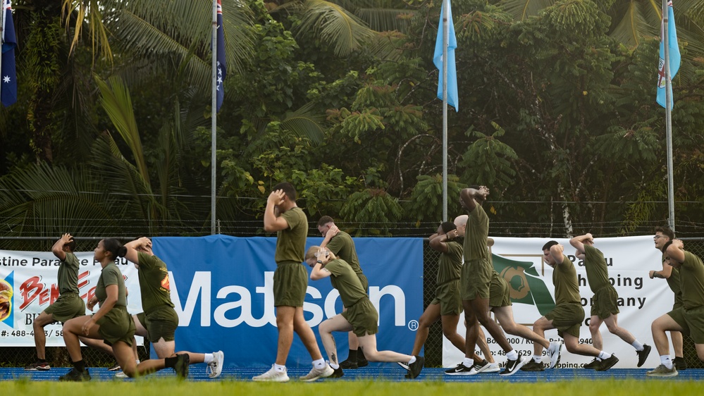 Koa Moana 25 Marines Conduct PT