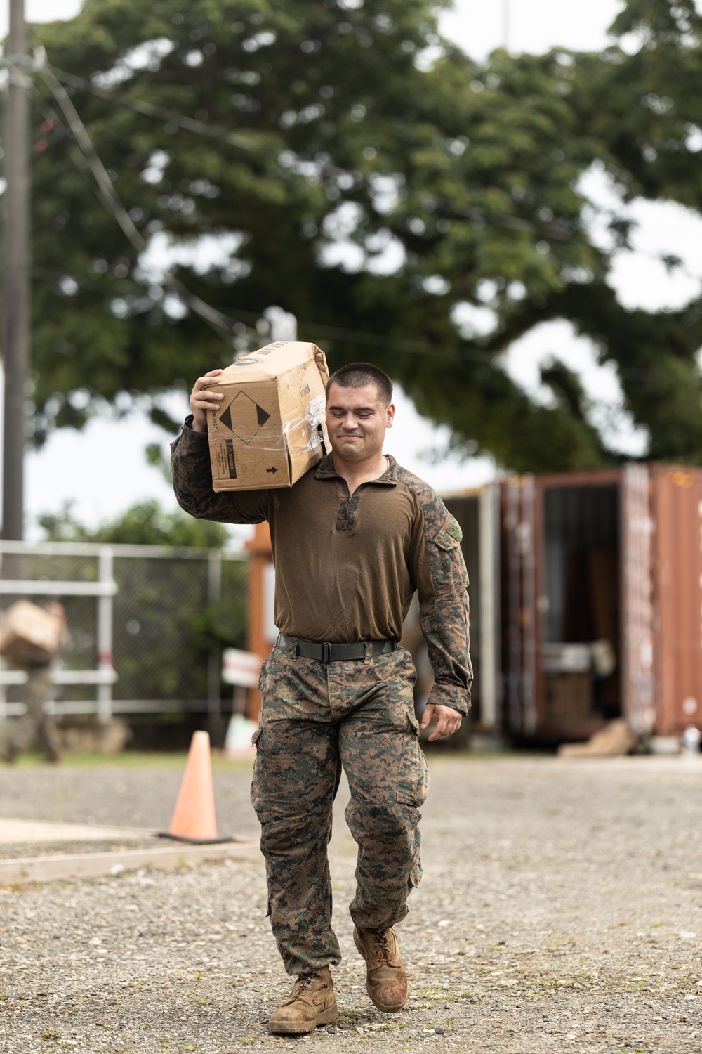 Koa Moana 25 Marines Help Reorganize Classrooms after Pacific Mini Games