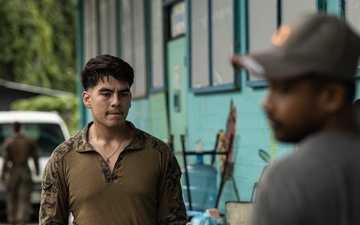 Koa Moana 25 Marines Help Reorganize Classrooms after Pacific Mini Games