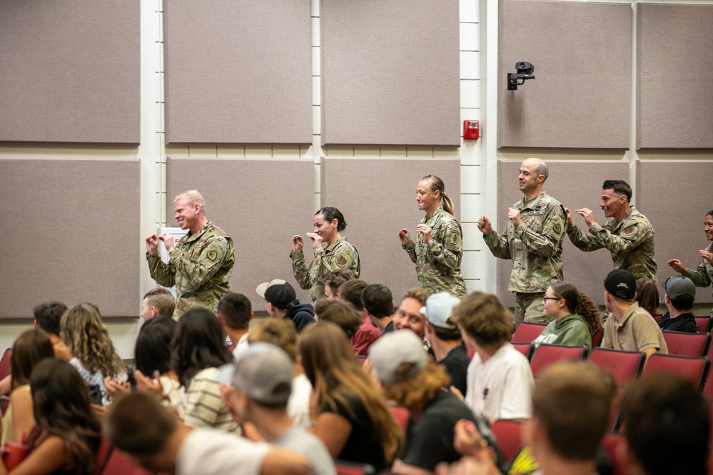 Utah Freedom Academy 2025 Delegates visit Roland R. Wright Air National Guard Base in Salt Lake City