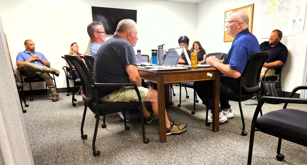 McCoy team members participate in July 2025 meeting of local county natural resources, extension committee, share ongoing efforts