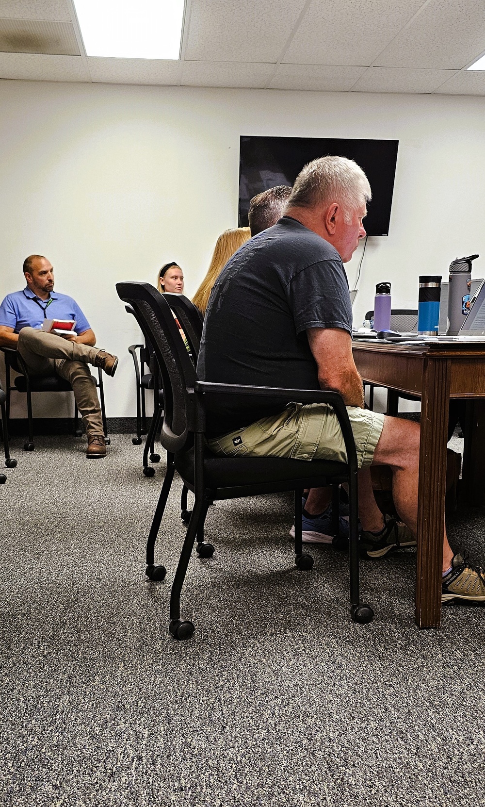 McCoy team members participate in July 2025 meeting of local county natural resources, extension committee, share ongoing efforts