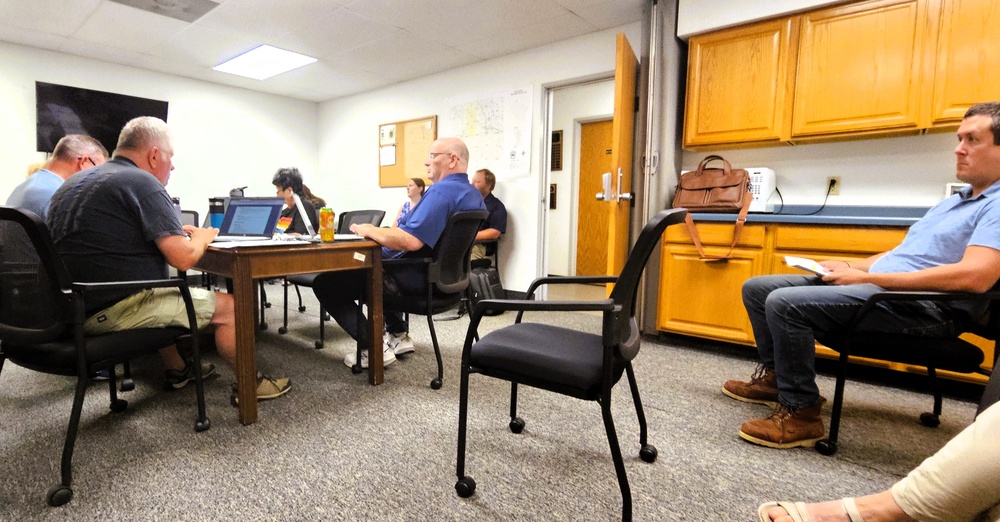 McCoy team members participate in July 2025 meeting of local county natural resources, extension committee, share ongoing efforts