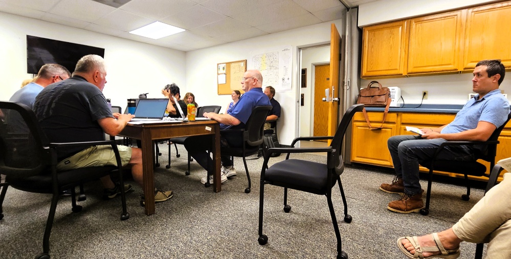 McCoy team members participate in July 2025 meeting of local county natural resources, extension committee, share ongoing efforts