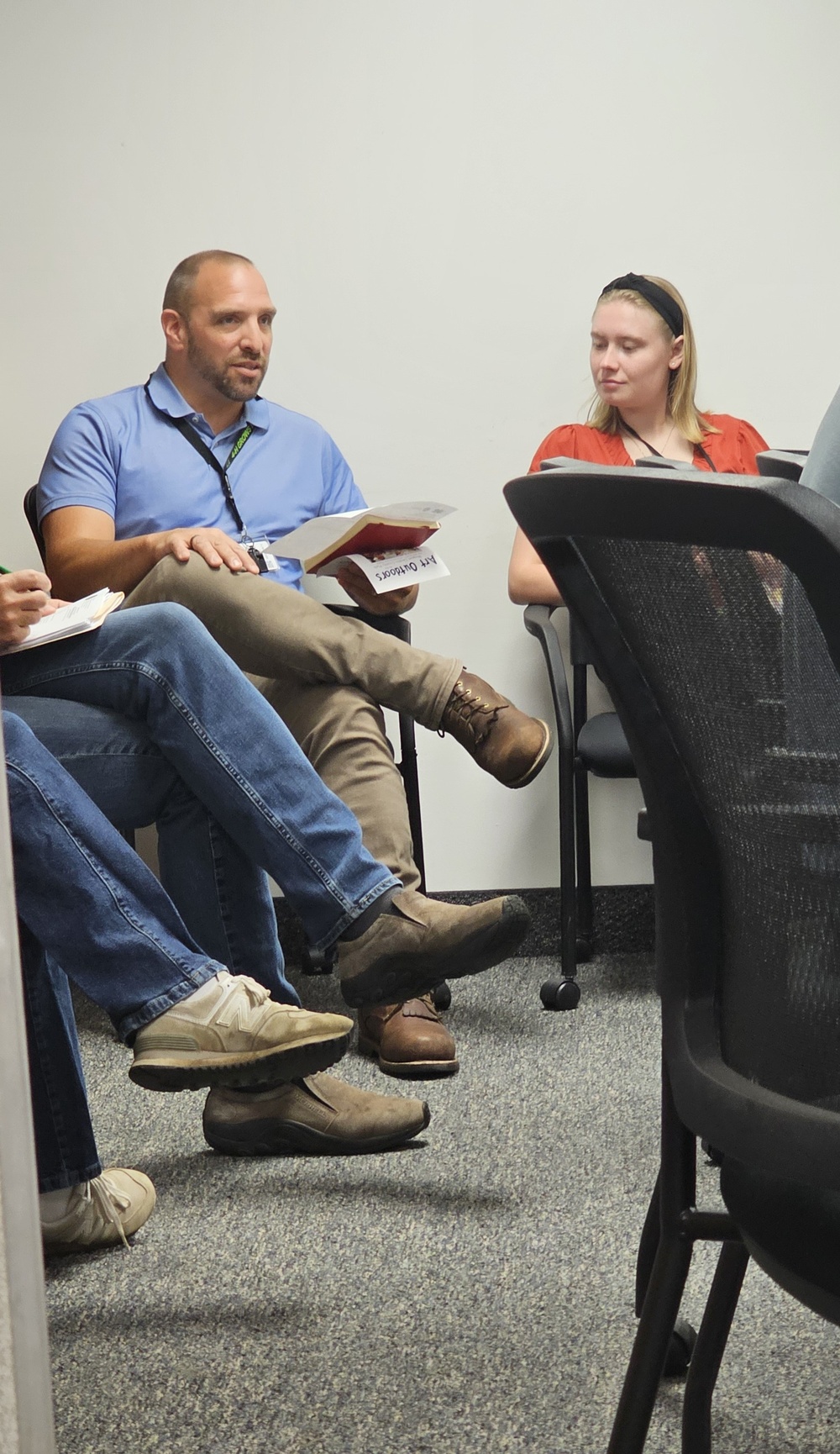 McCoy team members participate in July 2025 meeting of local county natural resources, extension committee, share ongoing efforts