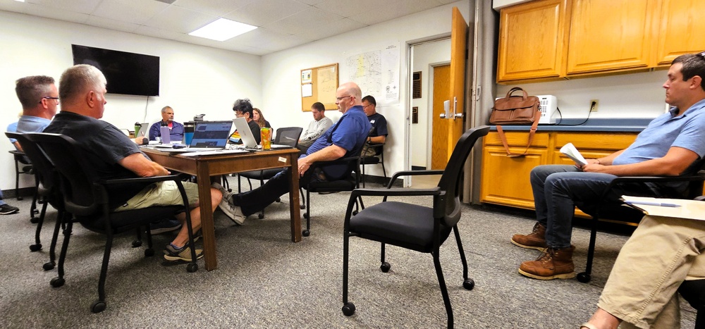 McCoy team members participate in July 2025 meeting of local county natural resources, extension committee, share ongoing efforts