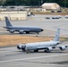 90th Fighter Squadron F-22 Raptors take off to support REFORPAC