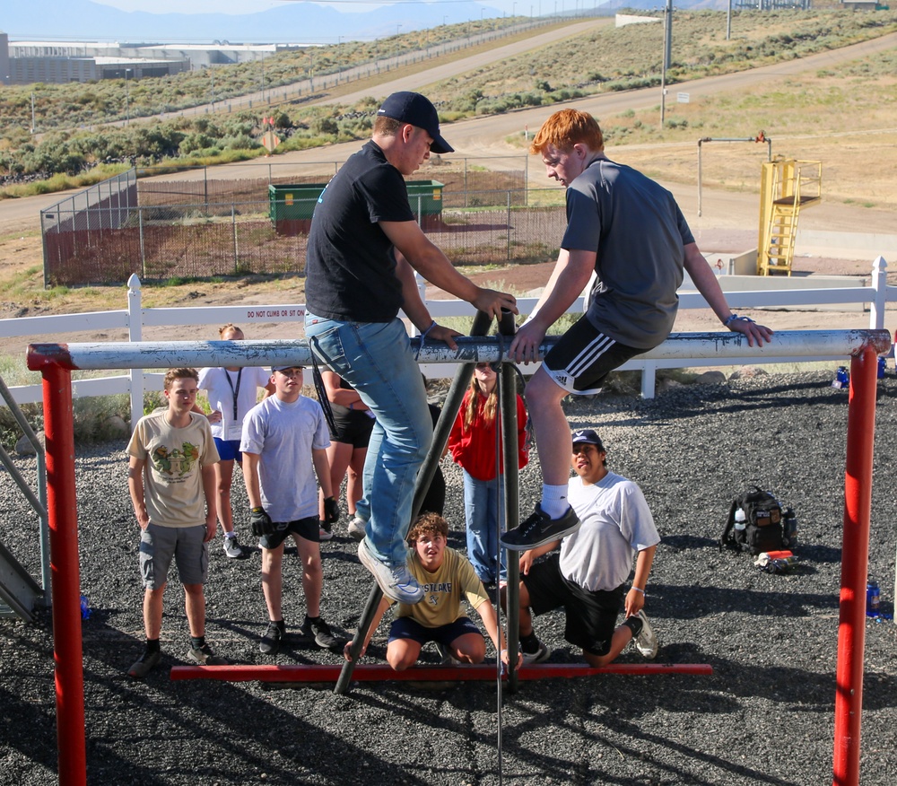 Freedom Academy delegates overcome obstacles at Camp Williams