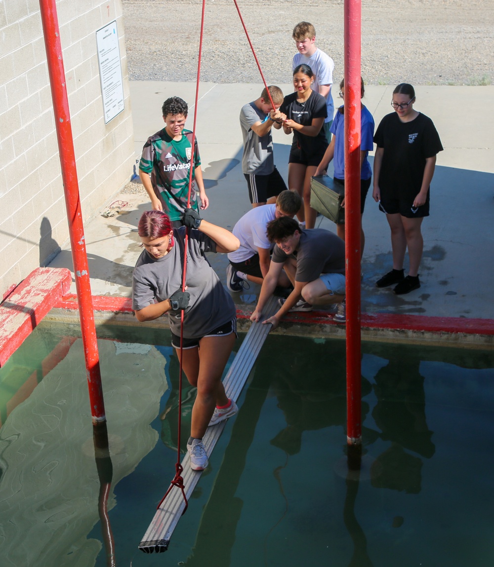 Freedom Academy delegates overcome obstacles at Camp Williams