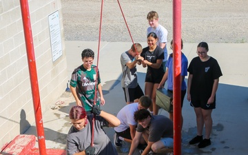 Freedom Academy delegates overcome obstacles at Camp Williams